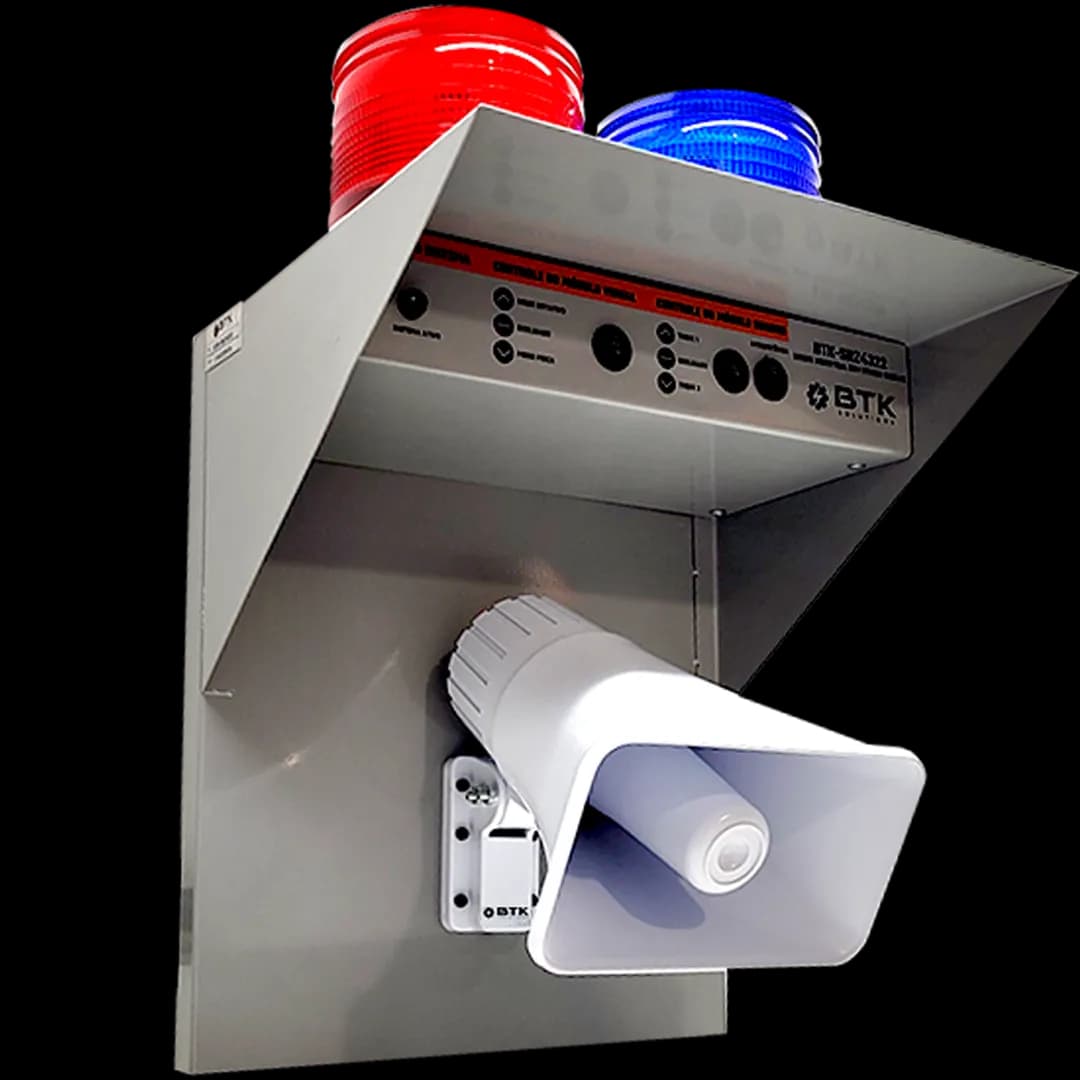 Sirene BTK-SRZ4322 instalada em operação real